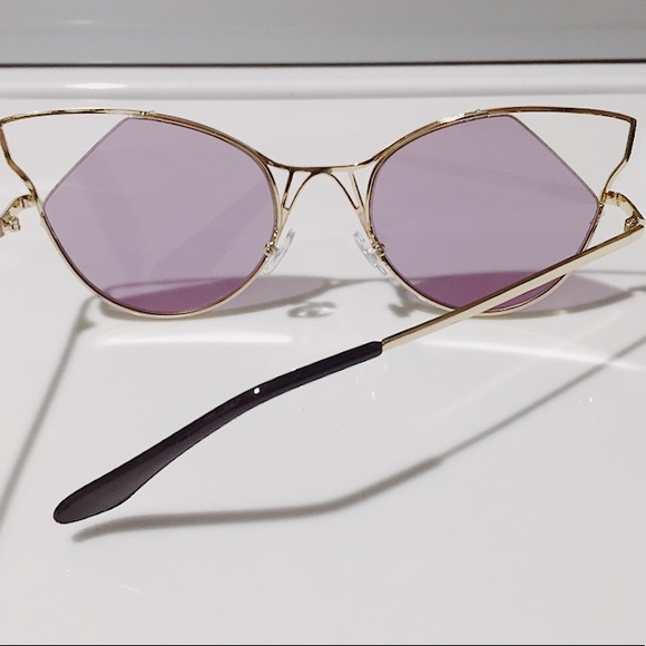 Oversized Cat Eye Sunglasses Canyon Sunset - Picture 2 of 4